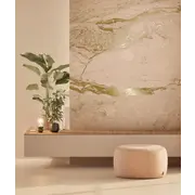 KEK Amsterdam Marble wallpaper FU-067 - 292.2x280cm gold/nude