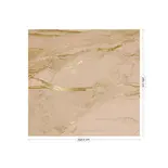 KEK Amsterdam Marmortapete FU-067 - 292,2x280cm gold/nude