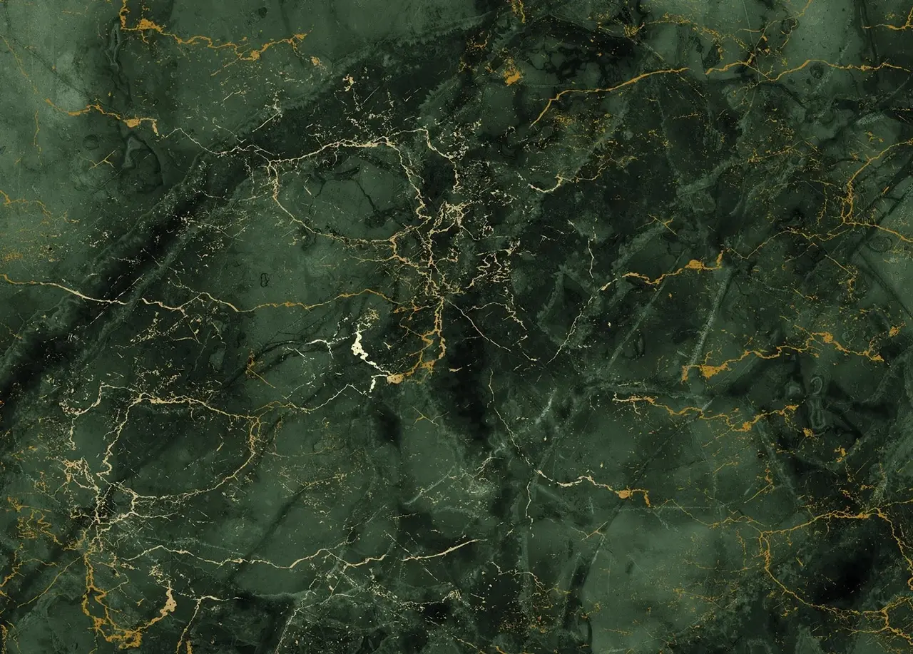 KEK Amsterdam Papel pintado de mármol FU-069 - 194,8x280cm dorado/verde KEK Amsterdam Papel pintado de mármol FU-069 - 194,8x280cm dorado/verde