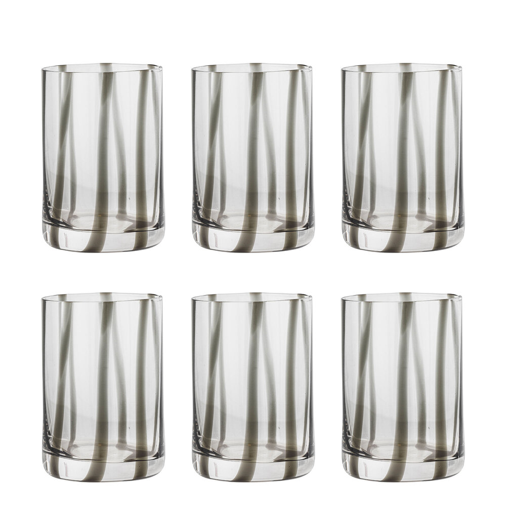 Bloomingville Juego de vasos Silja de 6 piezas - 82061957 Bloomingville Juego de vasos Silja de 6 piezas - 82061957