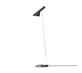 Louis Poulsen AJ stående lampa mässing/svart Louis Poulsen AJ stående lampa mässing/svart