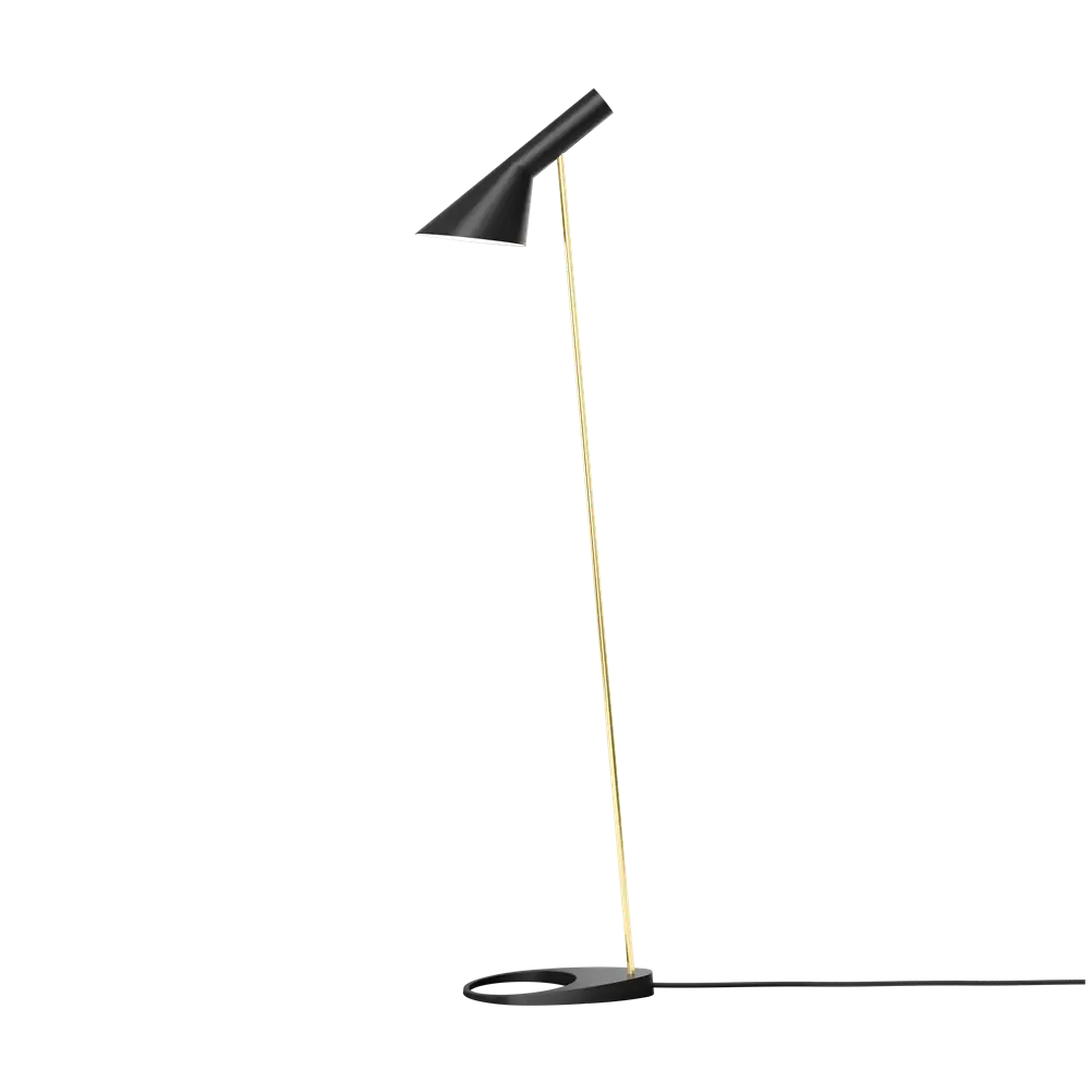 Louis Poulsen AJ standing lamp brass/black - 5744171915