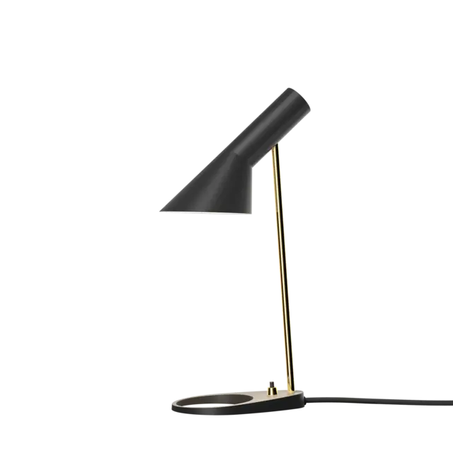 Louis Poulsen AJ bordlampe mini messing/sort - 5744171876 Louis Poulsen AJ bordlampe mini messing/sort - 5744171876