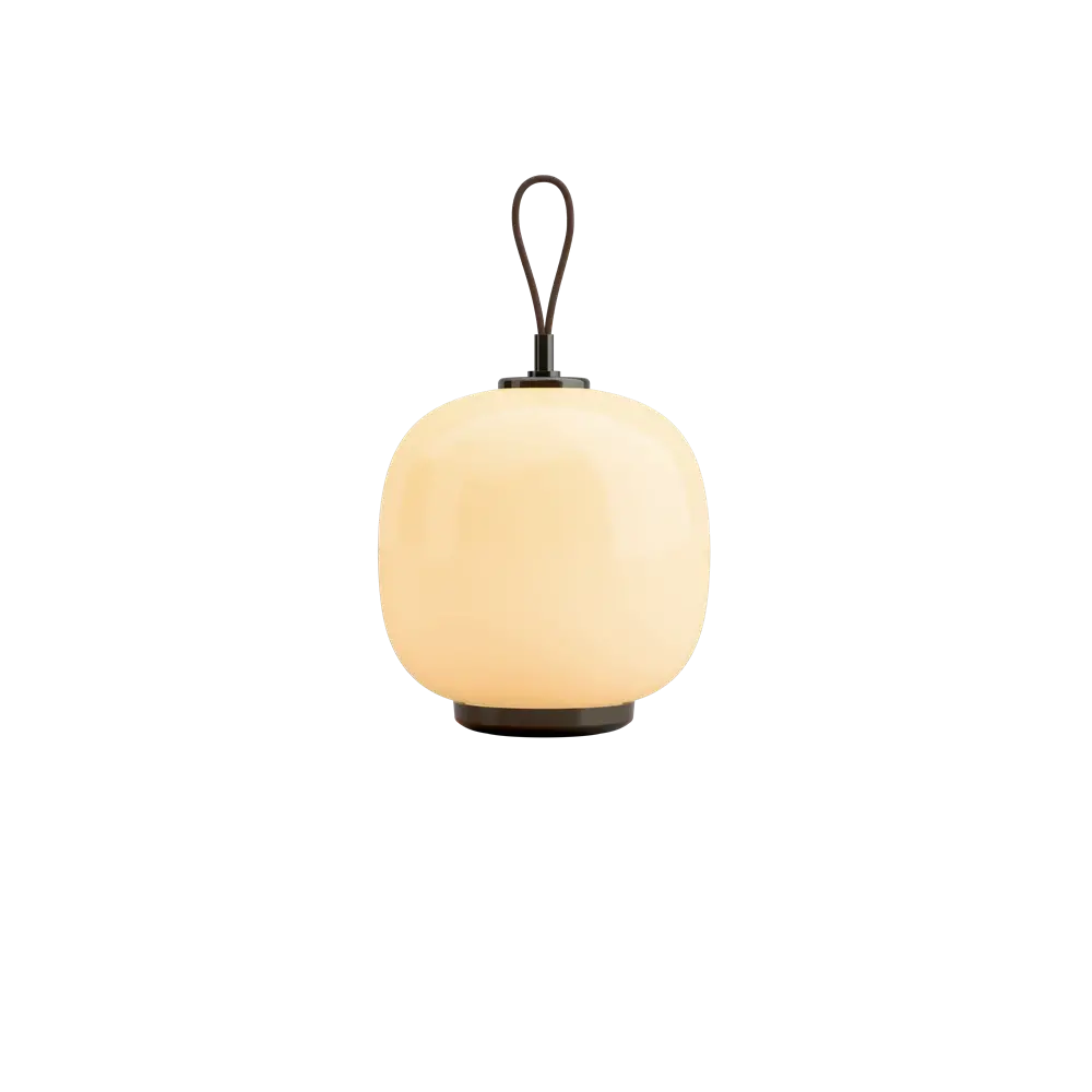 Louis Poulsen Lampada portatile VL 45 radiohus in ottone/vetro giallo paglierino lucido - 5744171737 Louis Poulsen Lampada portatile VL 45 radiohus in ottone/vetro giallo paglierino lucido - 5744171737