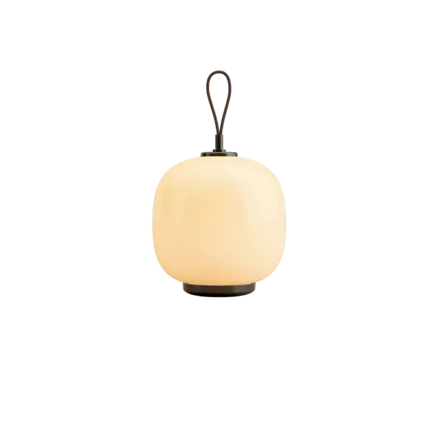 Louis Poulsen VL 45 radiohus bärbar lampa mässing/blank ljusgult glas - 5744171737