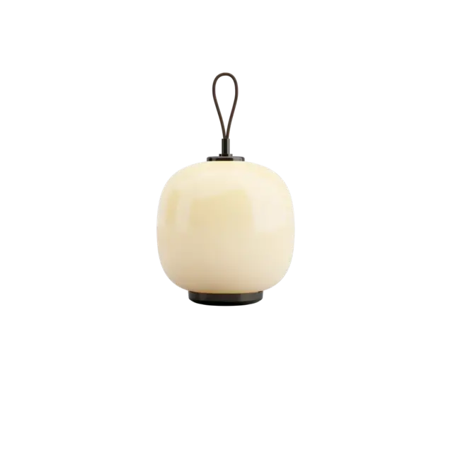 Louis Poulsen VL 45 radiohus bärbar lampa mässing/blank ljusgult glas - 5744171737