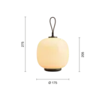 Louis Poulsen Lampe portative radio VL 45 en laiton/verre jaune pâle brillant - 5744171737 Louis Poulsen Lampe portative radio VL 45 en laiton/verre jaune pâle brillant - 5744171737