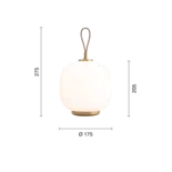 Louis Poulsen VL 45 radiohus bærbar lampe messing/blank blek rose glass - 5744171724 Louis Poulsen VL 45 radiohus bærbar lampe messing/blank blek rose glass - 5744171724
