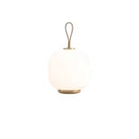 Louis Poulsen Lampada portatile VL 45 radiohus in ottone/vetro rosa pallido lucido - 5744171724