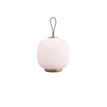 Louis Poulsen Lámpara portátil VL 45 radiohus, latón/cristal rosa pálido brillante - 5744171724 Louis Poulsen Lámpara portátil VL 45 radiohus, latón/cristal rosa pálido brillante - 5744171724
