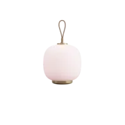 Louis Poulsen VL 45 Radiohus Tragbare Lampe Messing/Glas hellrosa glänzend - 5744171724