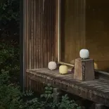 Louis Poulsen VL 45 radiohus bärbar lampa mässing/blank ljusvit glas - 5744171711