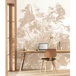 KEK Amsterdam Carta da parati con fiori incisi FU-042 - 194,8x280cm nudo KEK Amsterdam Carta da parati con fiori incisi FU-042 - 194,8x280cm nudo