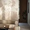 KEK Amsterdam Carta da parati con fiori incisi FU-043 - 292,2x280cm nudo KEK Amsterdam Carta da parati con fiori incisi FU-043 - 292,2x280cm nudo