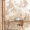 KEK Amsterdam Carta da parati con fiori incisi FU-043 - 292,2x280cm nudo KEK Amsterdam Carta da parati con fiori incisi FU-043 - 292,2x280cm nudo