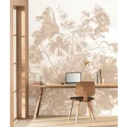KEK Amsterdam Gravierte Blumentapete FU-044 - 389,6x280cm nude