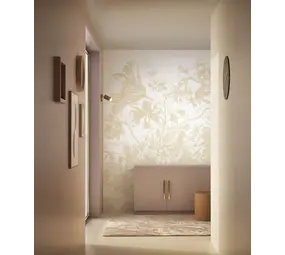 KEK Amsterdam Papier peint Fleurs gravées FU-039 - 194,8x280cm beige KEK Amsterdam Papier peint Fleurs gravées FU-039 - 194,8x280cm beige