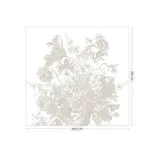 KEK Amsterdam Papel pintado Flores Grabadas FU-049 - 292,2x280cm gris KEK Amsterdam Papel pintado Flores Grabadas FU-049 - 292,2x280cm gris
