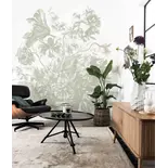 KEK Amsterdam Gravert Blomster tapet FU-045 - 194,8x280cm grønn KEK Amsterdam Gravert Blomster tapet FU-045 - 194,8x280cm grønn