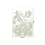 KEK Amsterdam Engraved Flowers wallpaper FU-045 - 194.8x280cm green KEK Amsterdam Engraved Flowers wallpaper FU-045 - 194.8x280cm green