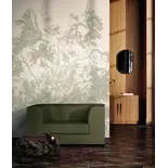 KEK Amsterdam Engraved Flowers wallpaper FU-046 - 292.2x280cm green KEK Amsterdam Engraved Flowers wallpaper FU-046 - 292.2x280cm green