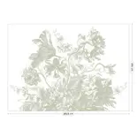 KEK Amsterdam Gravierte Blumentapete FU-047 - 389,6x280cm grün KEK Amsterdam Gravierte Blumentapete FU-047 - 389,6x280cm grün