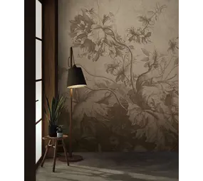 KEK Amsterdam Papier peint Fleurs Dégradées FU-027 - 194,8x280cm beige