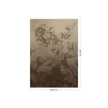 KEK Amsterdam Gradient Flowers tapet FU-027 - 194,8x280cm beige