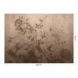 KEK Amsterdam Gradient Flowers wallpaper FU-032 - 389.6x280cm nude