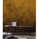 KEK Amsterdam Papier peint Fleurs Dégradées FU-036 - 194,8x280cm ocre