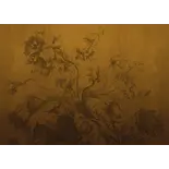 KEK Amsterdam Papier peint Fleurs Dégradées FU-036 - 194,8x280cm ocre