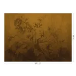 KEK Amsterdam Gradient Flowers tapet FU-038 - 389,6x280cm okker KEK Amsterdam Gradient Flowers tapet FU-038 - 389,6x280cm okker