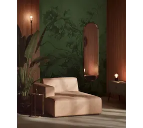 KEK Amsterdam Carta da parati Gradient Flowers FU-034 - 292,2x280cm verde