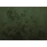 KEK Amsterdam Gradient Flowers tapet FU-035 - 389,6x280cm grøn