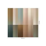 KEK Amsterdam Gradient Stripes wallpaper FU-025 - 292.2x280cm multicolour