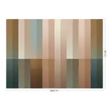KEK Amsterdam Gradient Stripes tapet FU-026 - 389,6x280cm flerfärgad