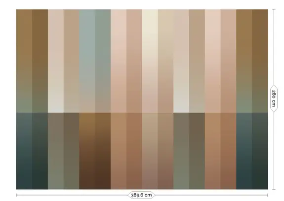 KEK Amsterdam Gradient Stripes wallpaper FU-026 - 389.6x280cm multicolour KEK Amsterdam Gradient Stripes wallpaper FU-026 - 389.6x280cm multicolour