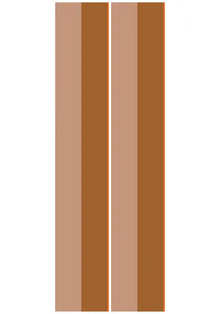 KEK Amsterdam Papel pintado de rayas atrevidas FU-001