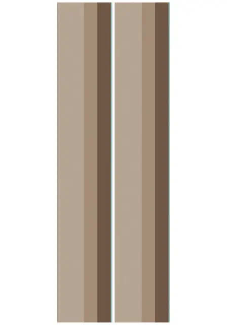 KEK Amsterdam Tapete mit kräftigen Streifen FU-006