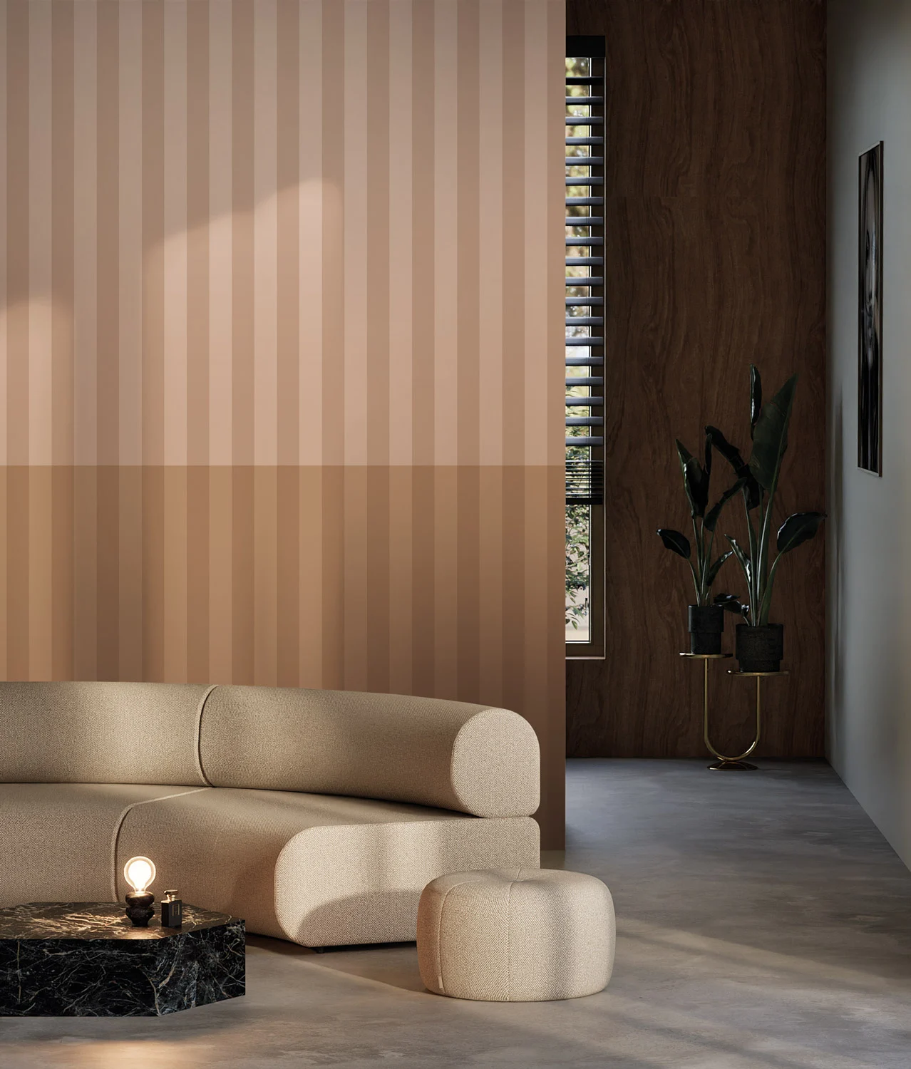 KEK Amsterdam Gradient Stripes behang FU-020