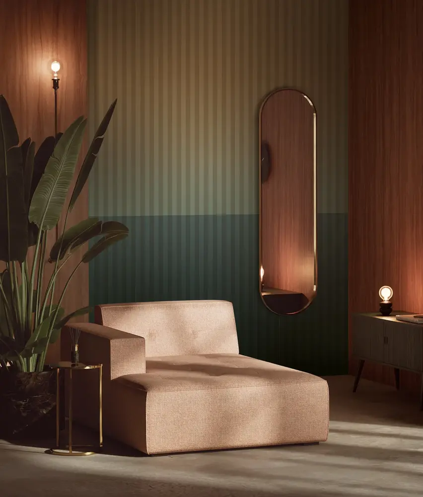 KEK Amsterdam Papel pintado de rayas degradadas FU-018