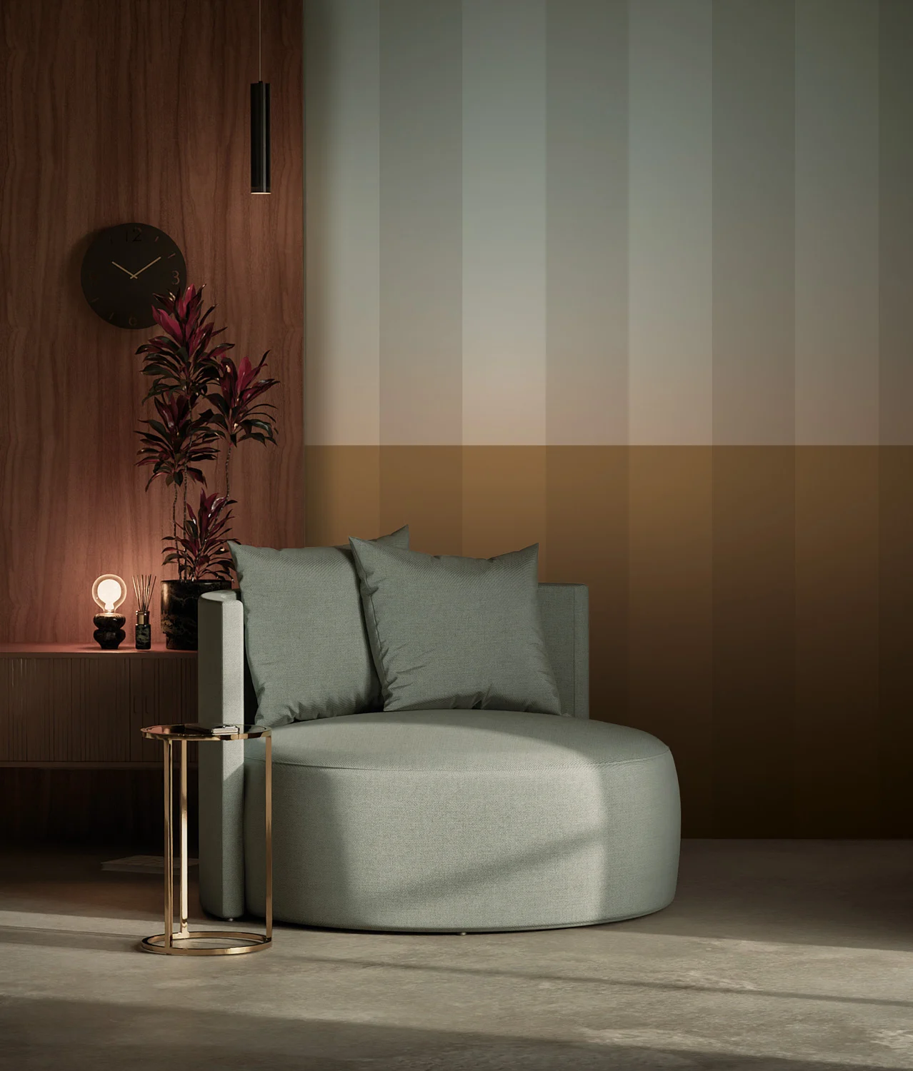 KEK Amsterdam Gradient Stripes behang FU-022