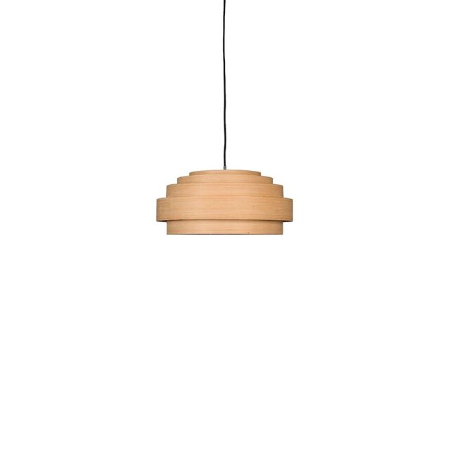 Ay Illuminate Lampada a sospensione in legno sottile - media