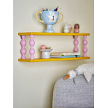 Bloomingville Mini Bibiola wandplank geel - 82062920 Bloomingville Mini Bibiola wandplank geel - 82062920