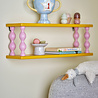 Bloomingville Mini Bibiola wandplank geel - 82062920 Bloomingville Mini Bibiola wandplank geel - 82062920