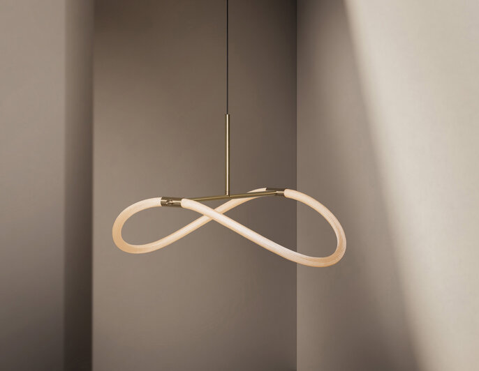 Graypants Halo180 hanging lamp brass - GP2060-B