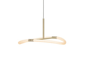 Graypants Lampada a sospensione Halo180 in ottone