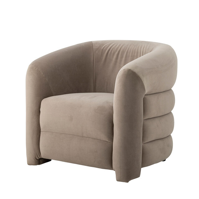 Bloomingville Joel fauteuil grijs - 82064949