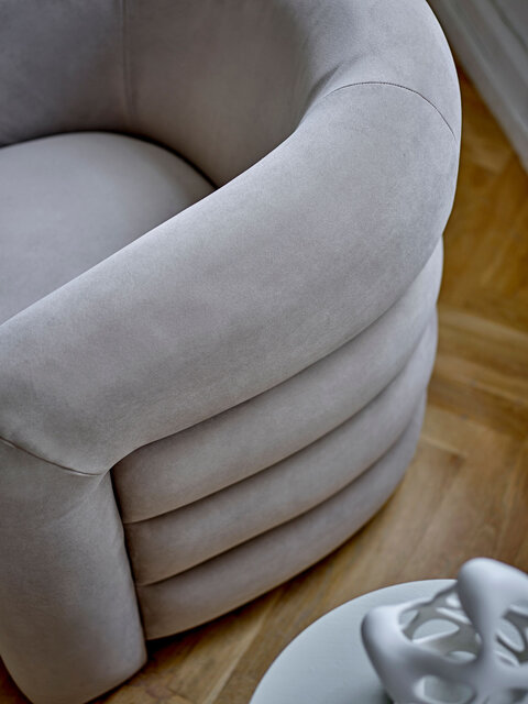 Bloomingville Joel fauteuil grijs - 82064949