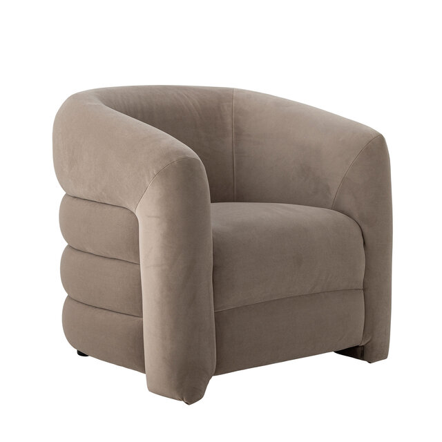 Bloomingville Joel fauteuil grijs - 82064949